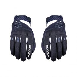 Motorcycle Gloves FIVE RS3 EVO Summer Black White