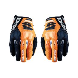 Guanti Motocross FIVE E2 Estivi Arancio Nero