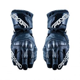 Motorcycle Gloves FIVE RFX WP Summer Waterproof Leather Black