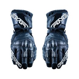 Guanti Moto FIVE RFX WP Estivi Impermeabili in Pelle Nero