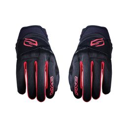 Gants Moto FIVE GLOBE EVO Été Noir Rouge