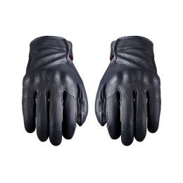 Motorcycle Gloves FIVE MUSTANG EVO Winter Leather Black