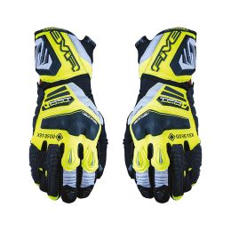 Guanti Moto FIVE TFX1 GTX Estivi Impermeabili Nero Grigio Giallo Fluo