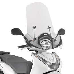 Parabrezza GIVI trasparente 51x66cm per HONDA SH Mode 125