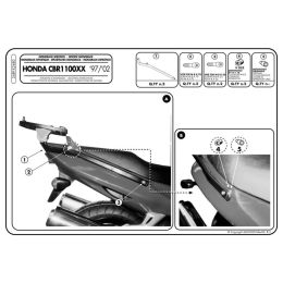 Portapacchi Monokey/Monolock GIVI 248F senza piastra