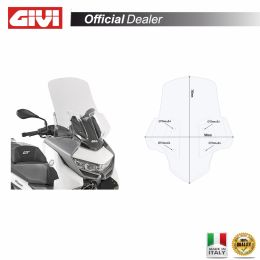 GIVI transparent interchangeable windshield 74x58cm for BMW C 400 GT