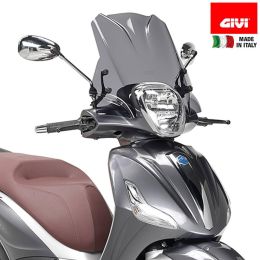 GIVI Smoke Windscreen 29x45cm for PIAGGIO Beverly 125ie-300ie-350