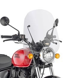 GIVI transparente Windschutzscheibe 45x51cm für ROYAL ENFIELD Meteor 350