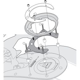 GIVI BF09 Tanklock/TanklockED ring