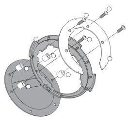 Flangia serbatoio Tanklock/TanklockED GIVI BF10