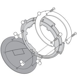 Flangia serbatoio Tanklock/TanklockED GIVI BF20