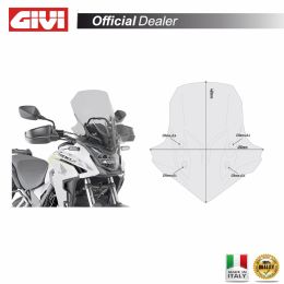 GIVI austauschbare getönte Windschutzscheibe 46x45cm für HONDA CB 500 X