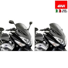 GIVI austauschbare glänzende schwarze Windschutzscheibe 59x45cm für YAMAHA T-MAX 500