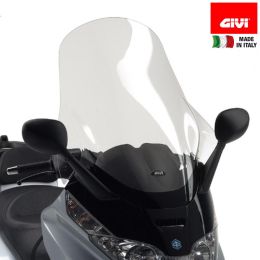GIVI Transparent Windscreen Interchangeable 80x60cm for PIAGGIO X8/x-Evo