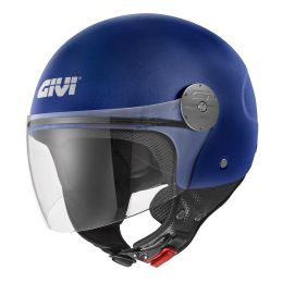 Casco demi-jet GIVI 10.7 Evo Solid blu notte lucido