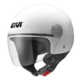 Casco demi-jet GIVI 10.7 Evo Solid bianco lucido