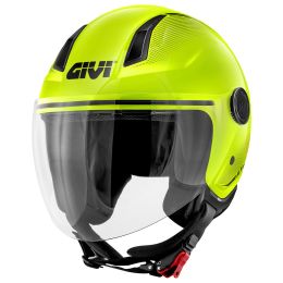 Casco demi-jet GIVI 11.7 Solid lime lucido