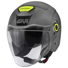 Casco jet urbano GIVI 12.5 Solid grigio lucido