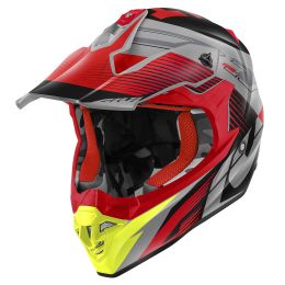 Casco Motocross GIVI 60.1 Fresh Rosso Nero Titanio