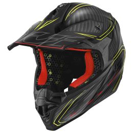 Motocross Helmet GIVI 60.1 Effect Matt Black Neon Yellow Red