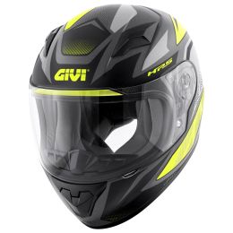 GIVI J04 Evo Follow Kinder-Motorradhelm Titan schwarz gelb