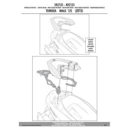 Portapacchi Monolock GIVI SR2123 senza piastra
