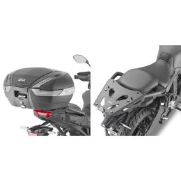 GIVI SRA2159 Monokey rear rack anodized aluminum with plate