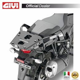 GIVI SRA3117 Monokey rear rack anodized aluminum with plate