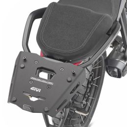 GIVI SRA8208 Monokey rear rack anodized aluminum with plate