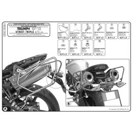 GIVI TE705 Easylock side frames