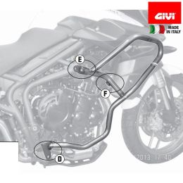 GIVI Rohrschwarz Paramotor für TRIUMPH Tiger 800/XC/XR