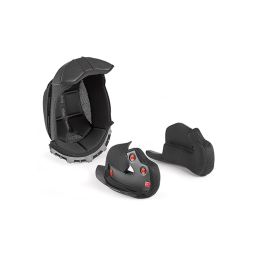 Interno Imbottitura Casco Completo Nero per GIVI X21 / X22 Taglia L