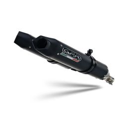 GPR Slip-On Racing Exhaust Black Fury for Aprilia Dorsoduro 900