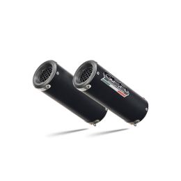 GPR m3 schwarze Titan Slip-On Schalldämpfer genehmigt für Suzuki GSX-R 1000 K9