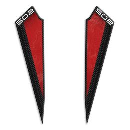 ADESIVI 3D LATERALI IRIDEA DESIGN CARBON ROSSO