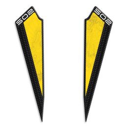 ADESIVI 3D LATERALI IRIDEA DESIGN CARBON GIALLO