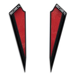 ADESIVI 3D LATERALI IRIDEA DESIGN CARBON ROSSO