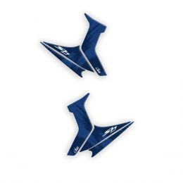 3D footboard inner stickers IRIDEA DESIGN blue