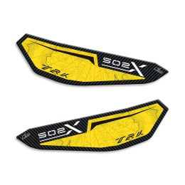 ADESIVI 3D PARAMANI IRIDEA DESIGN CARBON GIALLO