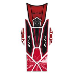 ADESIVO 3D PARASERBATOIO IRIDEA DESIGN CARBON ROSSO