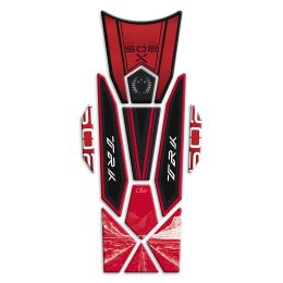 ADESIVO 3D PARASERBATOIO IRIDEA DESIGN CARBON ROSSO