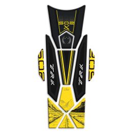 ADESIVO 3D PARASERBATOIO IRIDEA DESIGN CARBON GIALLO