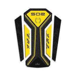 ADESIVO 3D PARASERBATOIO SLIM IRIDEA DESIGN CARBON GIALLO