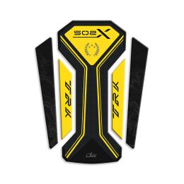 3D tank protector slim IRIDEA DESIGN carbon yellow