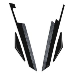 ADESIVI 3D LATO PUNTALE IRIDEA DESIGN NERO GRIGIO