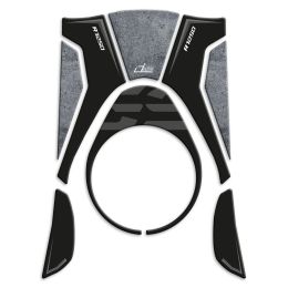 ADESIVO 3D SERBATOIO SUPERIORE IRIDEA DESIGN NERO GRIGIO