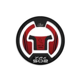 3D tank cap sticker IRIDEA DESIGN carbon red