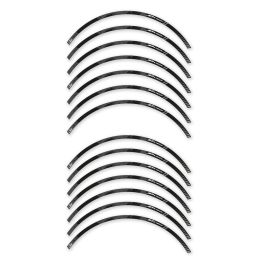 Wheel rim stickers IRIDEA DESIGN black