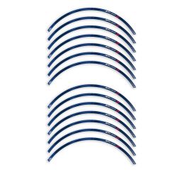 Wheel rim stickers IRIDEA DESIGN blue
