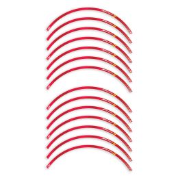 Wheel rim stickers IRIDEA DESIGN red